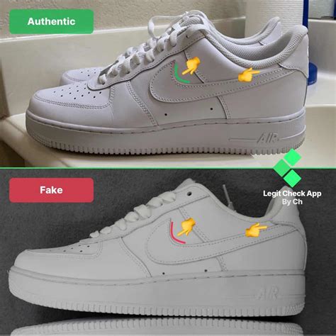 how do you know if nike air forces are fake|nike air force 1 counterfeit.